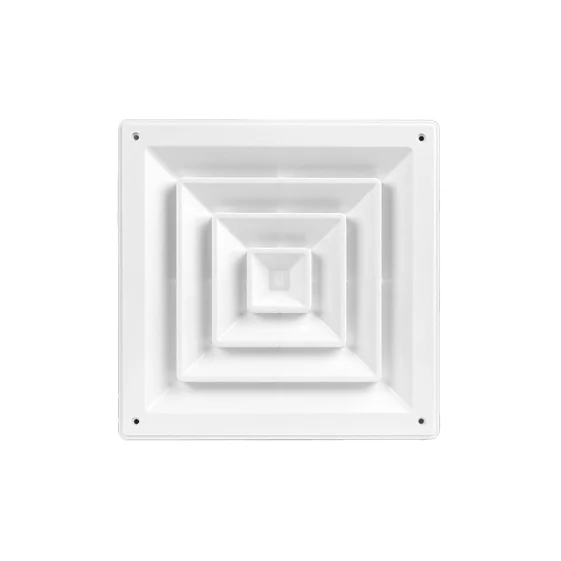 Factory 4 Inch Round Vent Cover Air Vent for Bathroom Office Home HVAC Vent Duct Cover ABS Louver Grille Cover