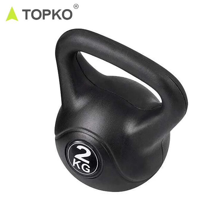 TOPKO factory price promotion discount eco friendly supermarket body building gym use home use cement kettlebell