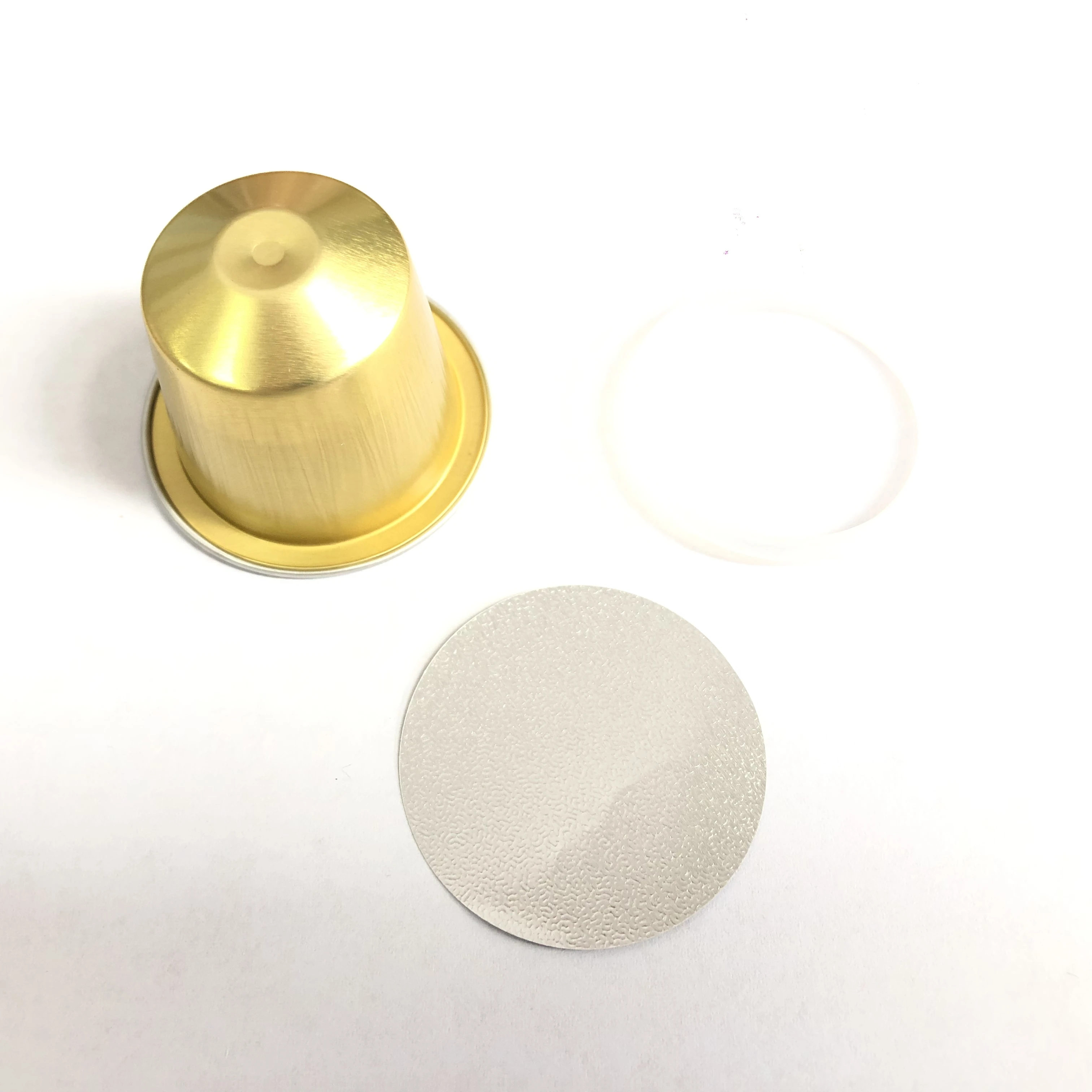 15ml Aluminum Espresso Coffee Capsule Pods With Sealing Lid