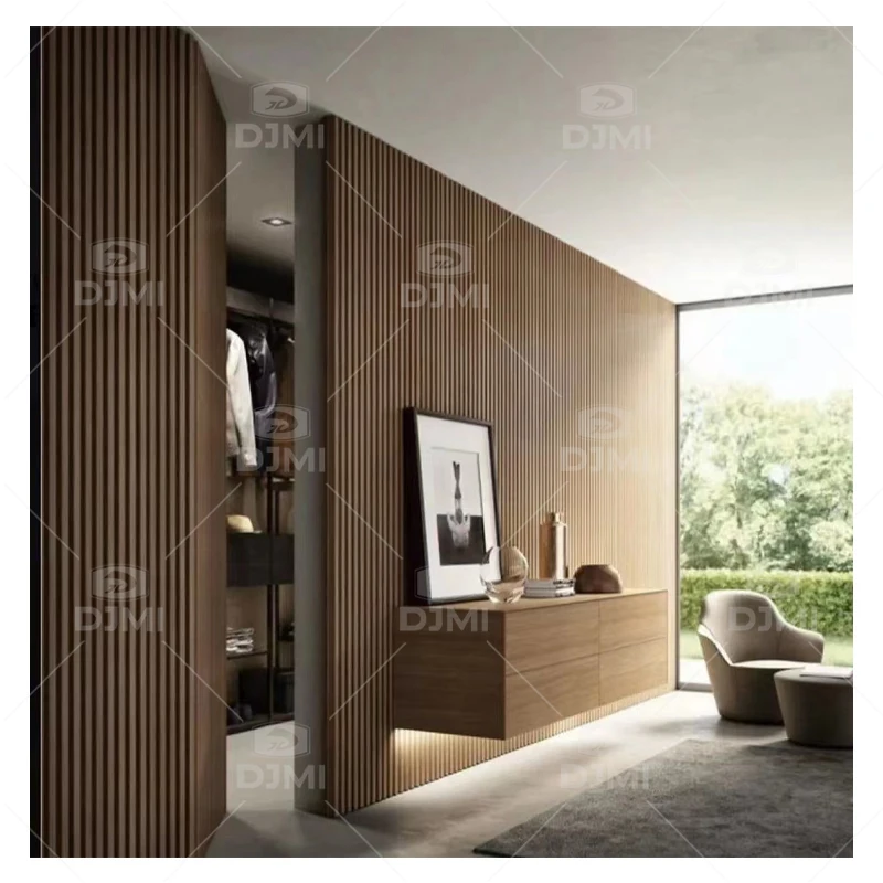 Invisible flush mounted high-end secret room wooden doors internal concealed integrated frameless hinged hidden door