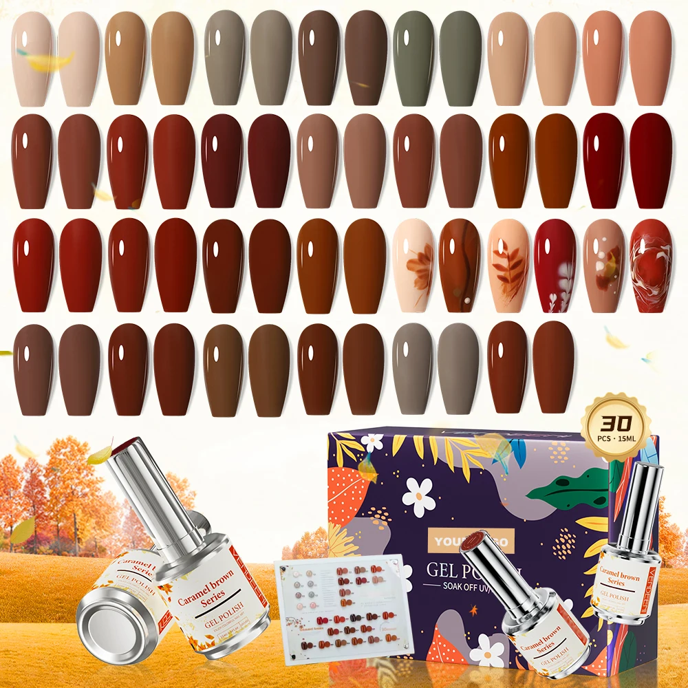 Custom Logo 15 ml Hema free Painting UV Gel Polish 15ml Private Label Neon Solid Color Gel Nail Poilsh Set