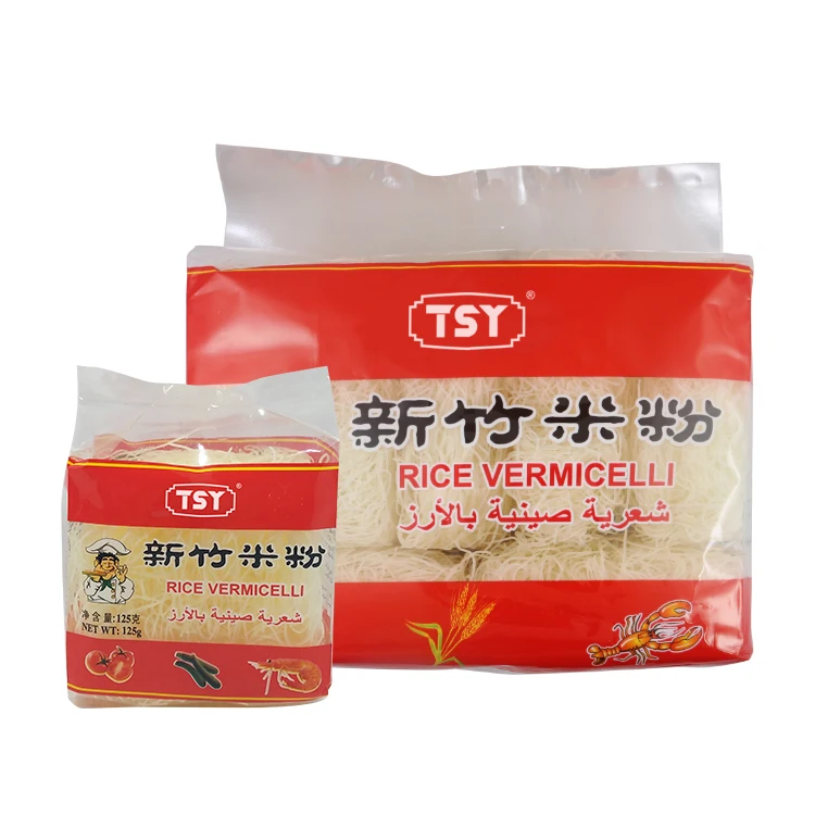 TSY Food Glass Noodles Factory Gluten Free Authentic Supply 125G 250G 460G Instant Dried Rice Vermicelli for All Diet