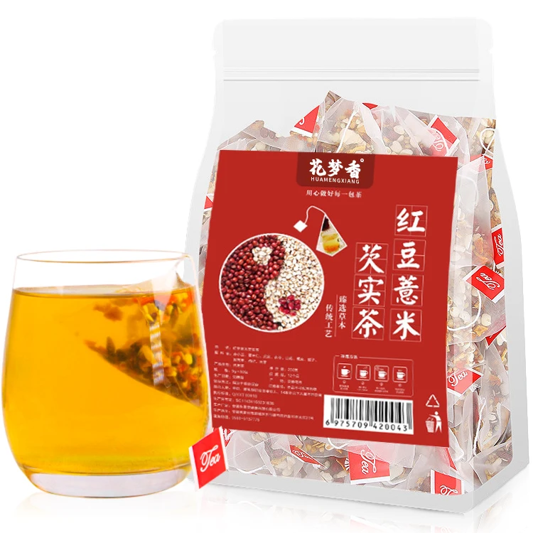 Red bean Gorgon seed Coix seed tea  5g*50   Chinese tea Removing dampness nourish skin
