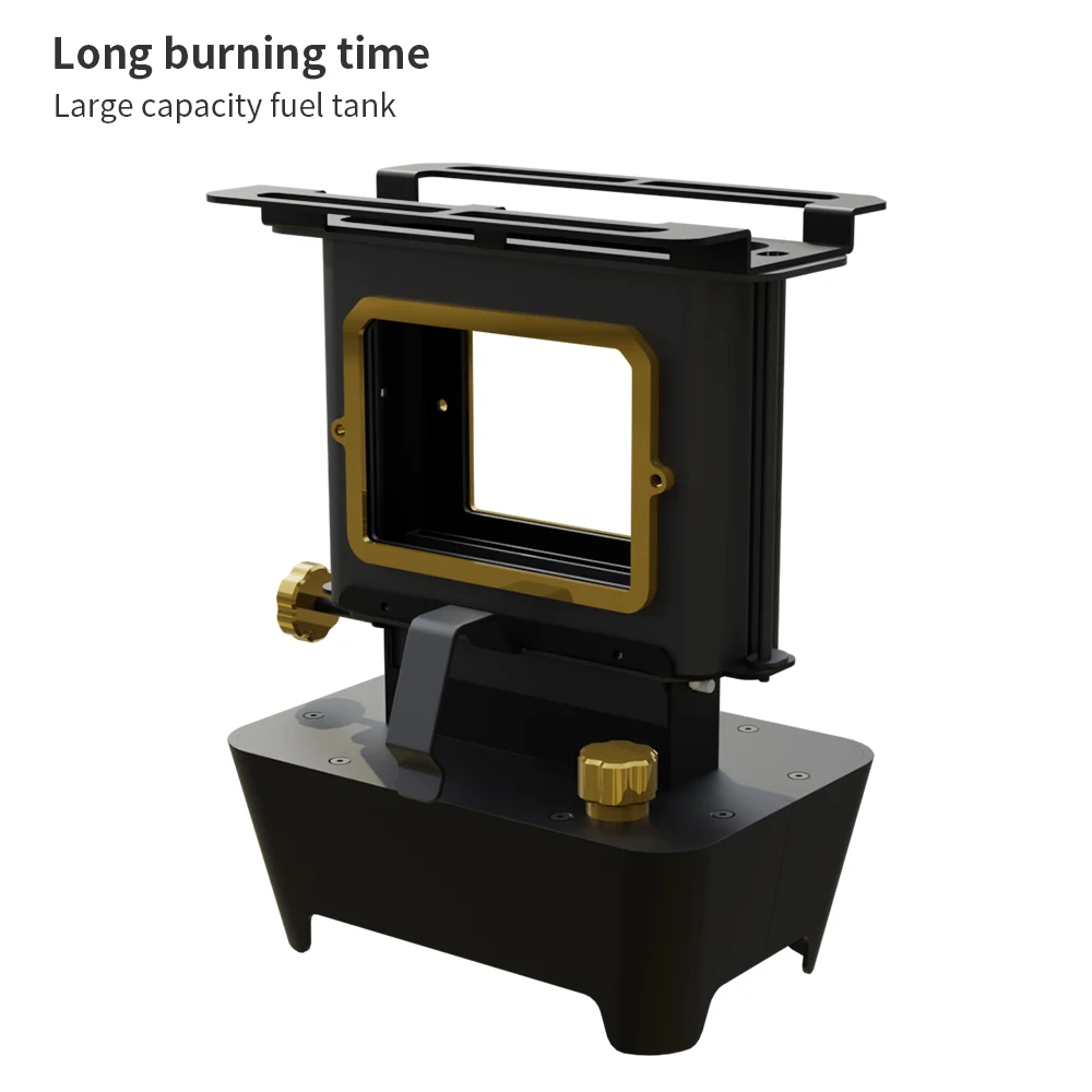 Foldable Heating Fire Dance Lantern Glass Window Kerosene Stove Lamp Outdoor Camping Kerosene Lamp Stove