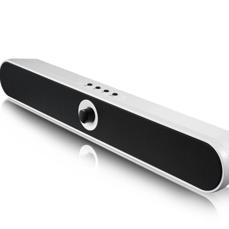 16W Portable Sound bar For TV Wireless Sound Bar with Subwoofer Mini BT Speaker Soundbar