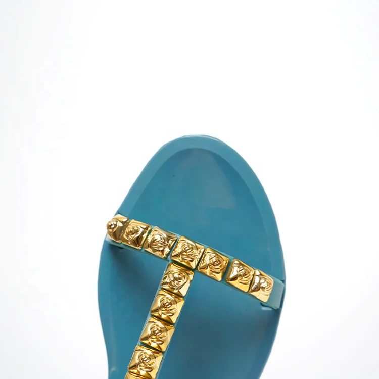 2021 Girls Korean Jelly Water Flats Womens Fashion Sandals Manufacturer Wholesale PVC Summer Women Shoes New Jelly Sandal Shoes