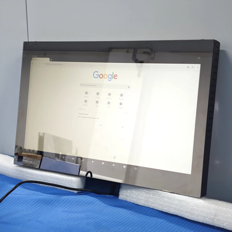 21.5inch smart mirror lcd screen led bluetooth speaker mirror waterproof smart mirror with tv