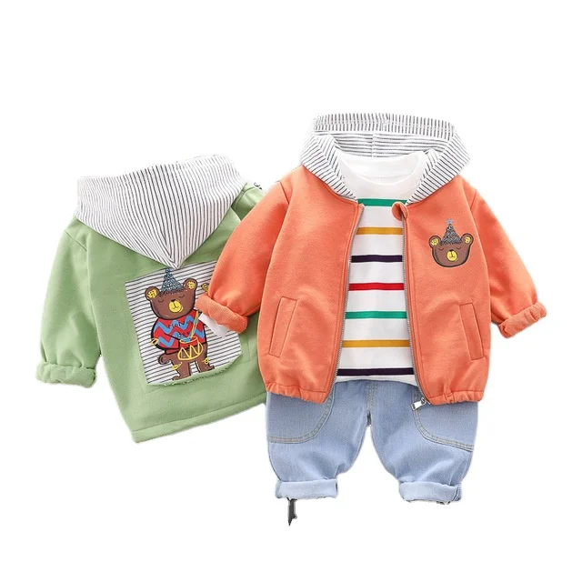 
New children clothing spring and autumn Korean version of boys and girls baby infant children suits spring long-sleeved suits 