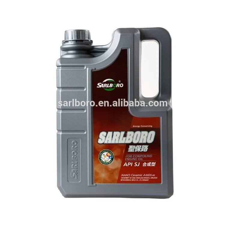  Смазка для автомобиля API SJ SAE 5W30 10W30 10W40 15W40 5w30 масло двигателя полусинтетическое