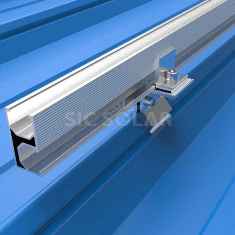 Pv Standing Seam Roof Solar Mounting Solar Tin Roof Clamp Solar Aluminum Clip Lock