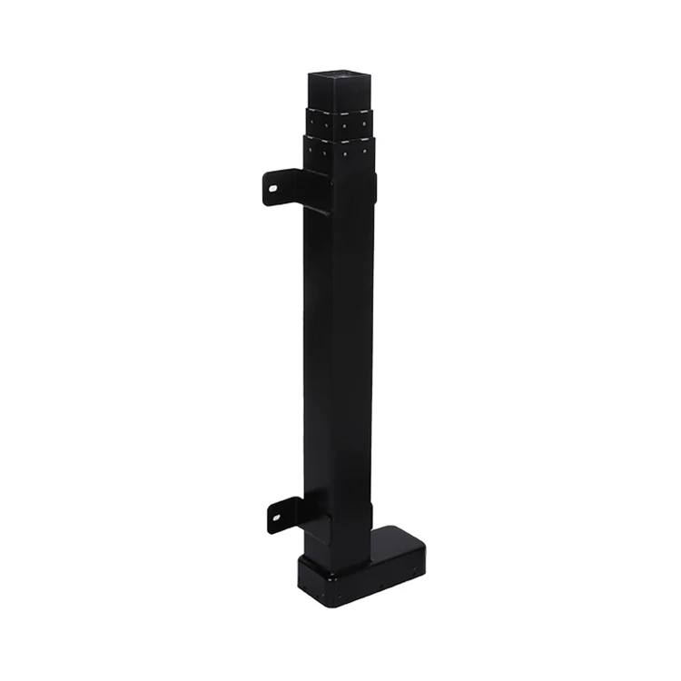 Telescopic Three Stages Single Column Height Adjustable Stand Monitor Motorized Tv Bracket Tv Mount Bracket