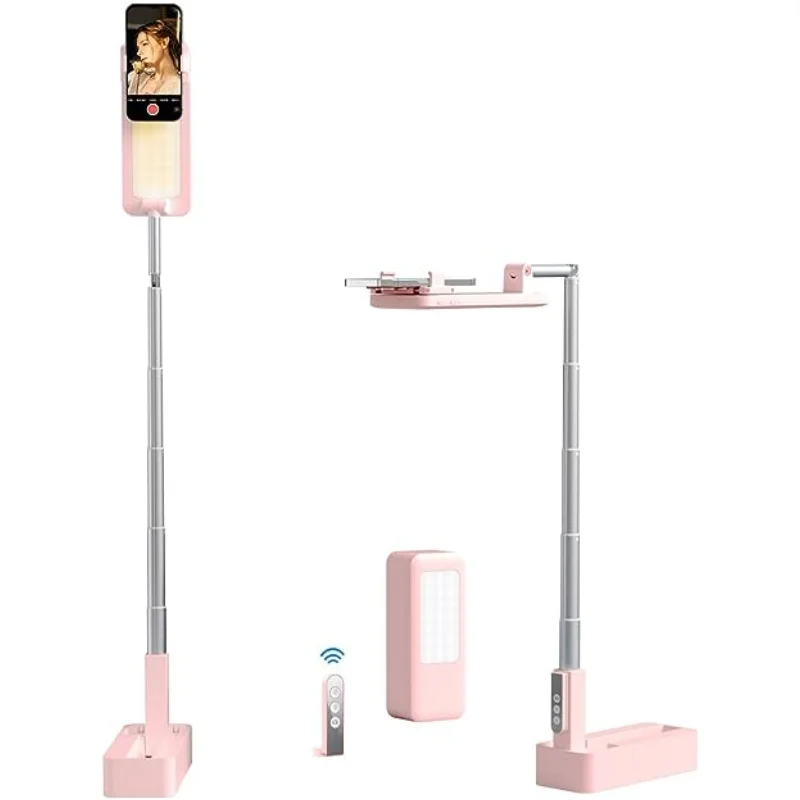 New Arrival Influencer Kit Content Creator Kit Overhead Recording Phone Holder Phone Stand Holder Phone Ring Light with Tripod