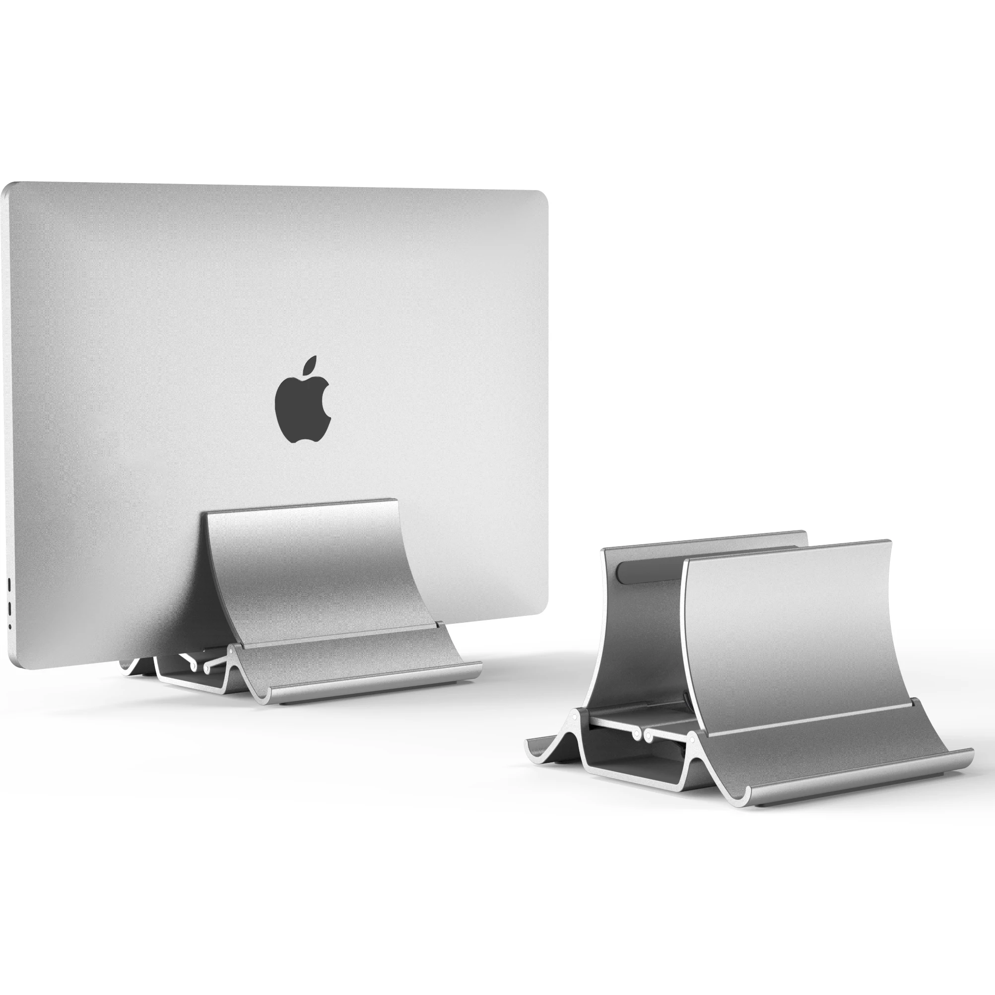 Vertical Base Adjustable Thickness Aluminum Alloy Erected Space Holder Desk Laptop Stand Vertical