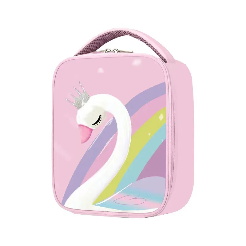New students outdoor aluminum foil lunch bag cartoon children portable lunch bag wholesale breast milk cooler bag for kids