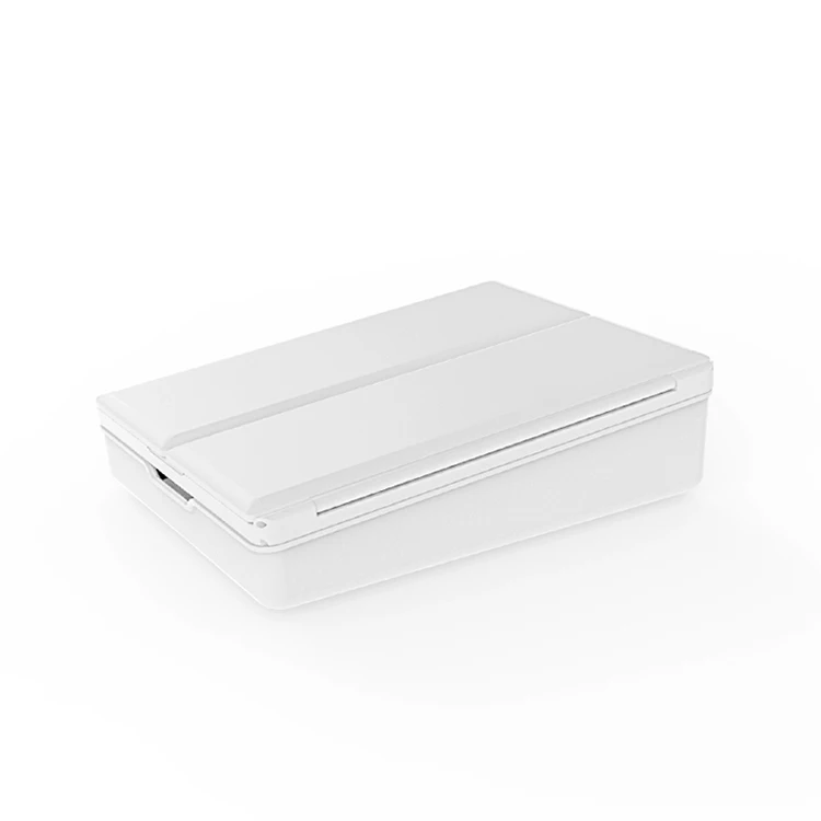 Popular Hot Led Light Screen Touch Makeup Mirror Tri-folded 1x 2x 3x Magnifying Mirror Cosmetic Tray Vanity Mirror