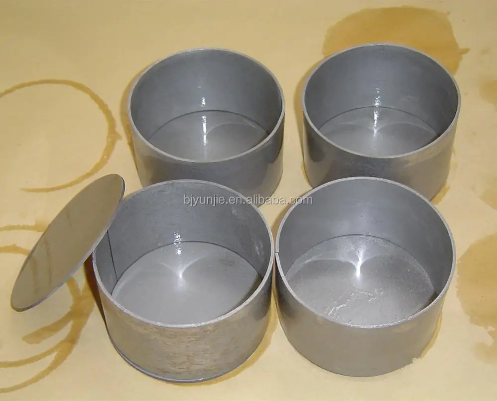 Hot-selling 100ml hot sale 99.6% factory price Gr2 Gr5 titanium crucible