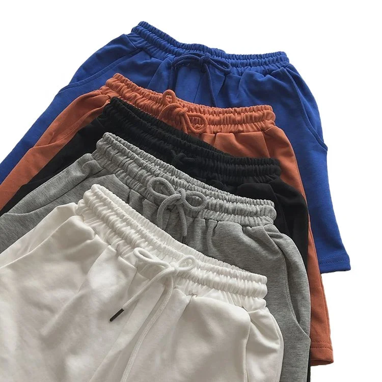 360 Gms Cotton Fabric Custom LOGO Shorts French Terry Shorts Sport Men Fitness Gym Sweat Shorts De Hombre Blank Unisex Casual