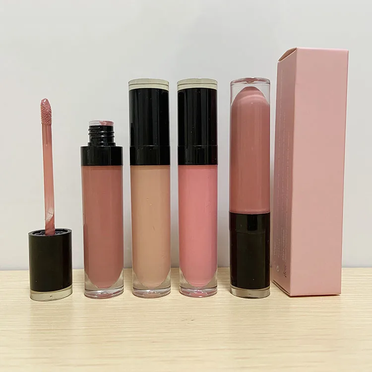 
Lip gloss nude colors private label shiny glitter shimmer lipgloss multi colors 50 pcs moq ready to ship 