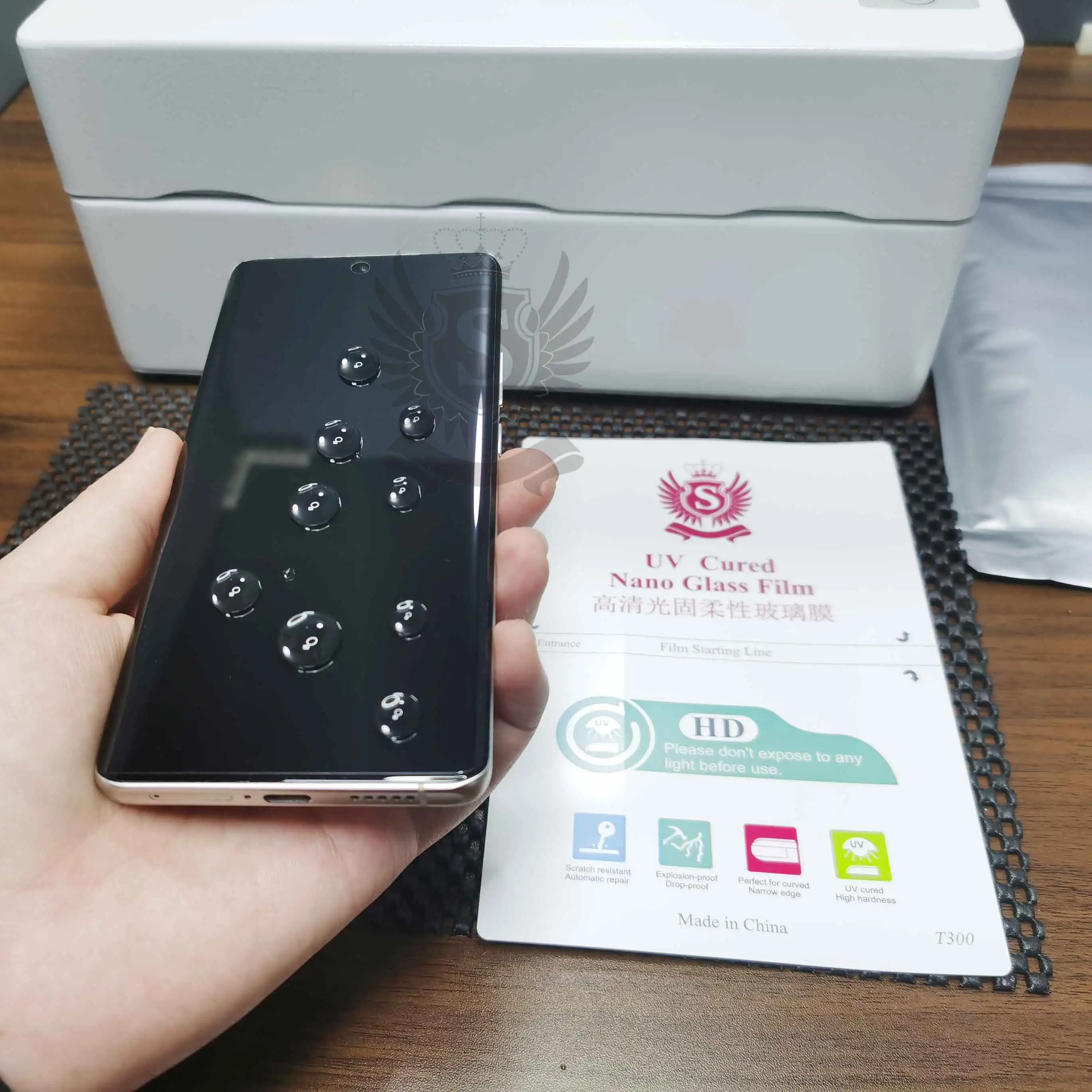 9H UV Curing Film Mobile Phone UV Screen Protector for Cutting Machine Laminator Clear Hydrogel Film