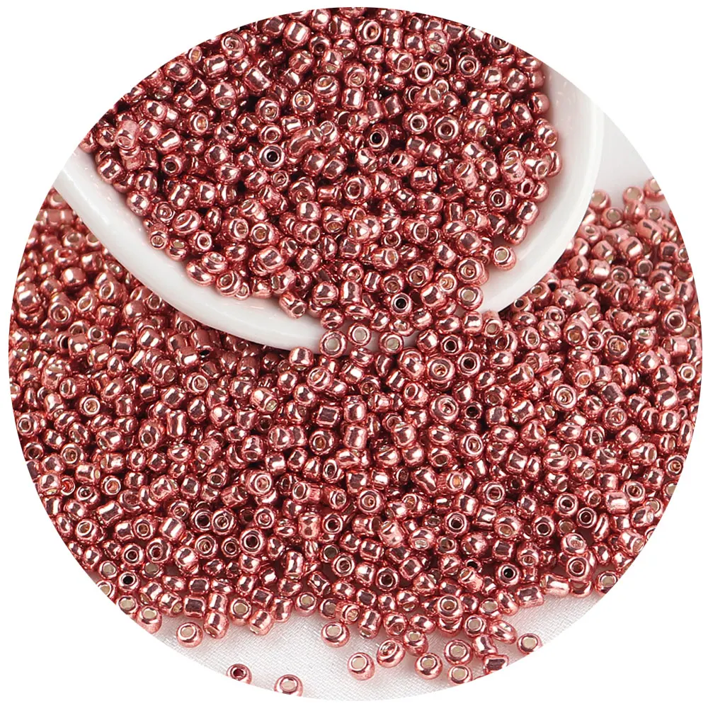 450g/Bag  DIY Bracelet Necklace  Round  Bead  Jewelry Making Accessories 2mm Glass Seed Spacer Beads