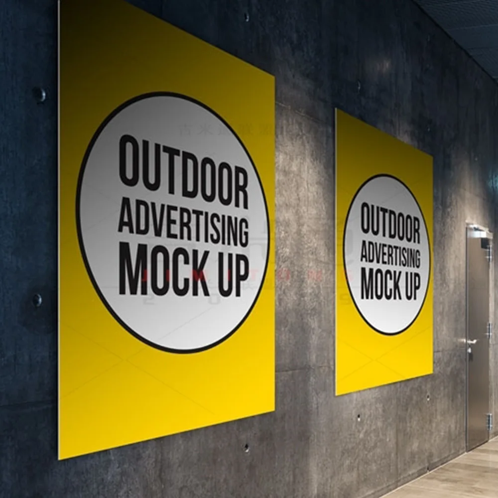 Custom advertising PP Poster Printing/PP adhesive sticker