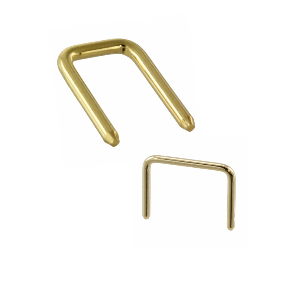 Custom Wire Bending Jumper Links Brass Copper jumper male crimp pins