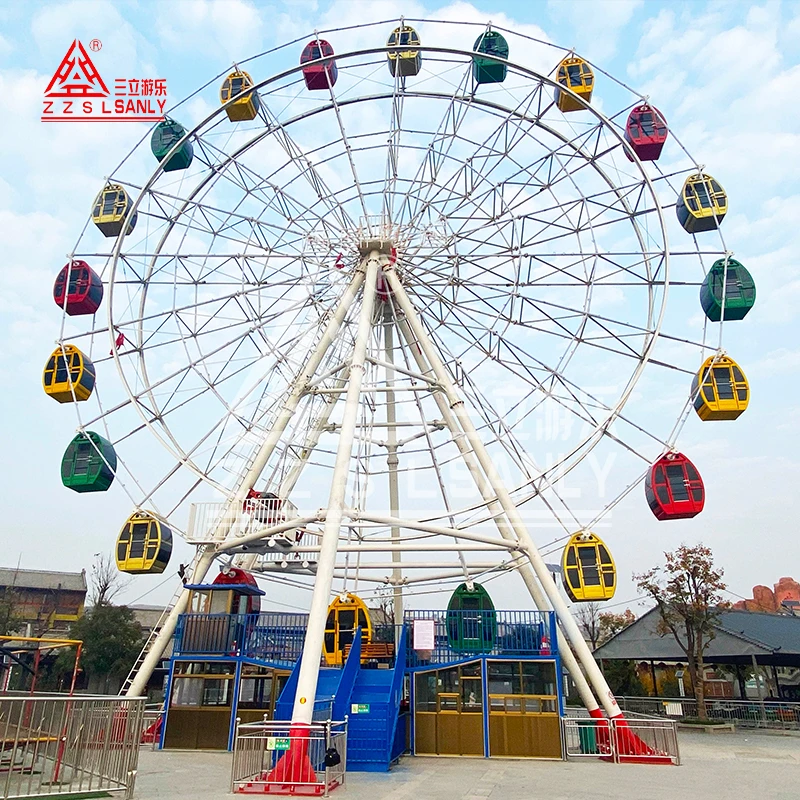 Building Your Own Ferris Wheel Landmark Sanly Manufacturer Amusement Park Rides 30m 42m 46m 48m 50m 65m 100m 120m Giant Wheel