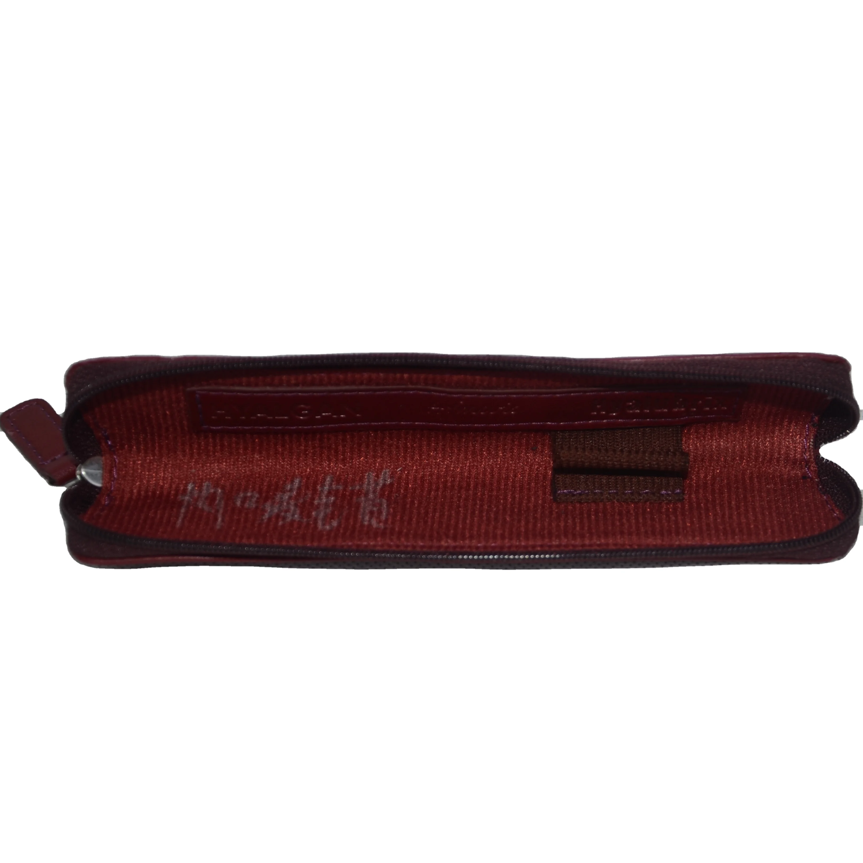 Custom pencil case Multifunction PU Leather pen pouch Organizer Gift Pencil Bag