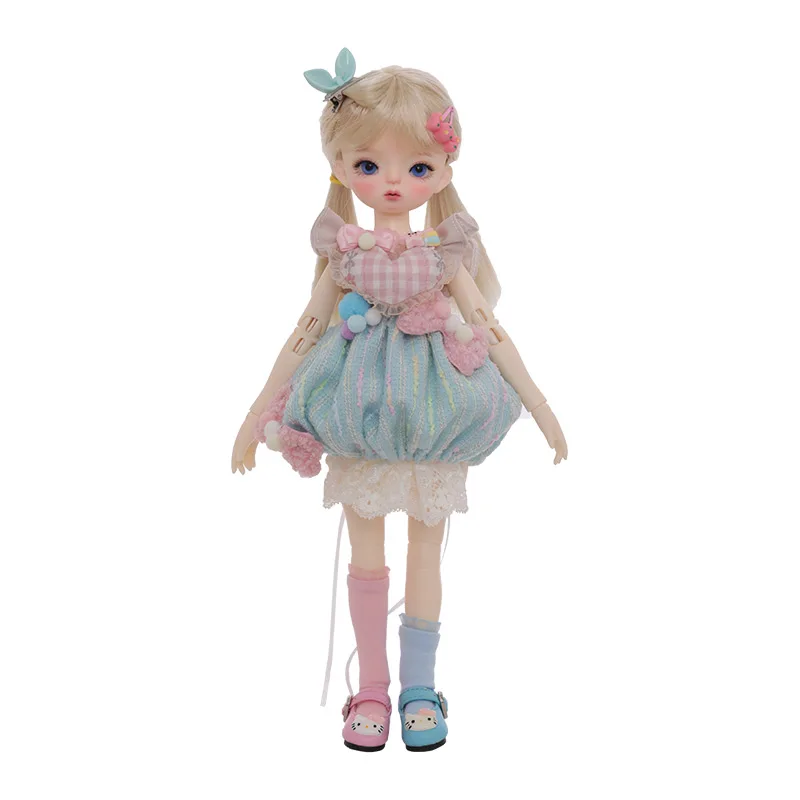 CiCi BJD Doll 1/6 Tiny Body Cute Macaron Style Doll Resin Art Toys Surprise Gift for Children Gift ShugaFairy