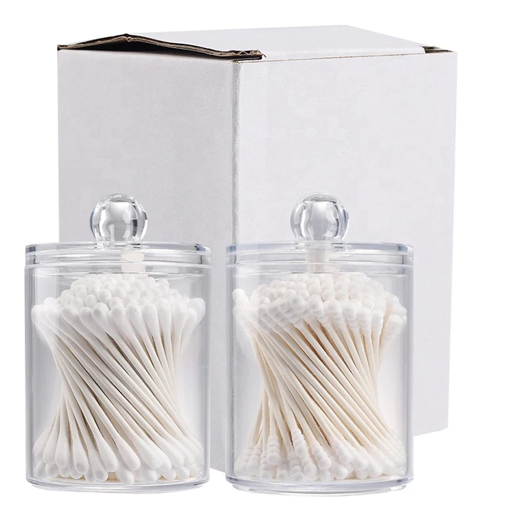 Fast Delivery Buds Manufacturer Q Tips Bamboo Stick Eco-friendly Cotton Disposable Swabs for Household