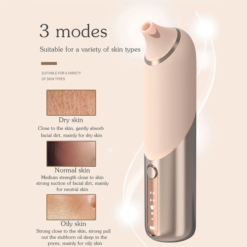 2023 Camera Home Remove Whitehead Extraction Remover Vacuum 3 Suction Blackhead Removal