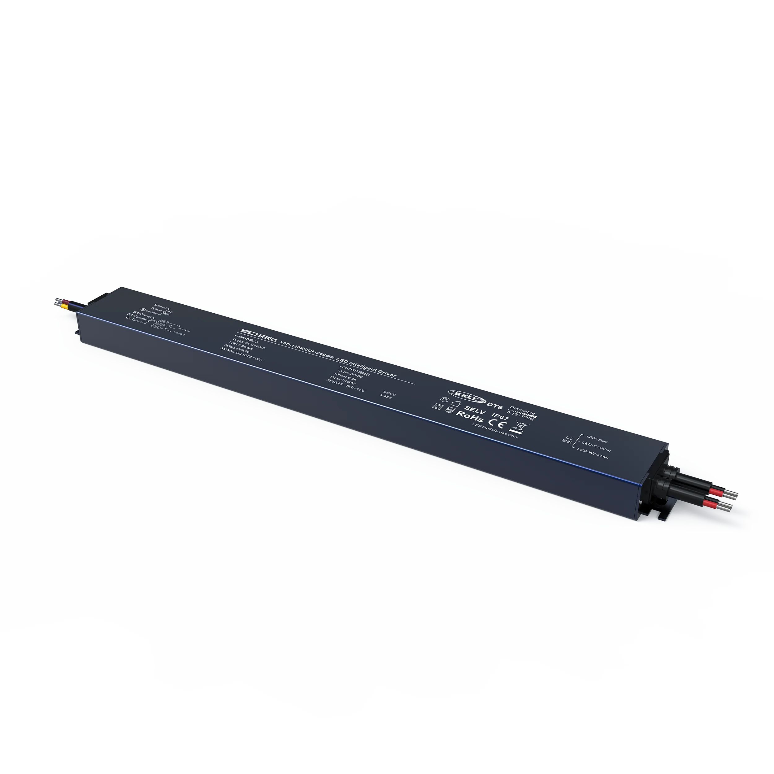 DALI Dimmable 24V Led Power Supply Dimmable LED Driver Constant Voltage 60W DC Power Supply