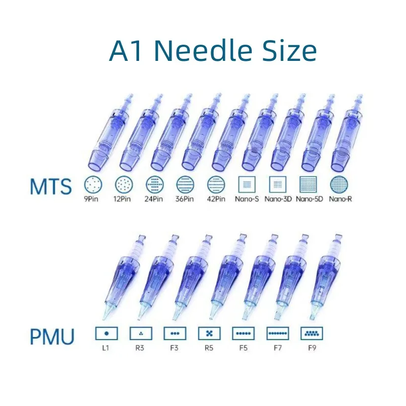 Replacement Bayonet Best cartridge for needle 12 pins blue needle cartridges derma