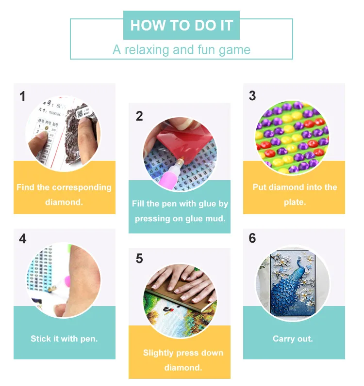 Dropshipping Free Sample Custom Diamond Art Painting 5D Full Round Square Drills Diy Diamond Painting Kits For Adults Kids