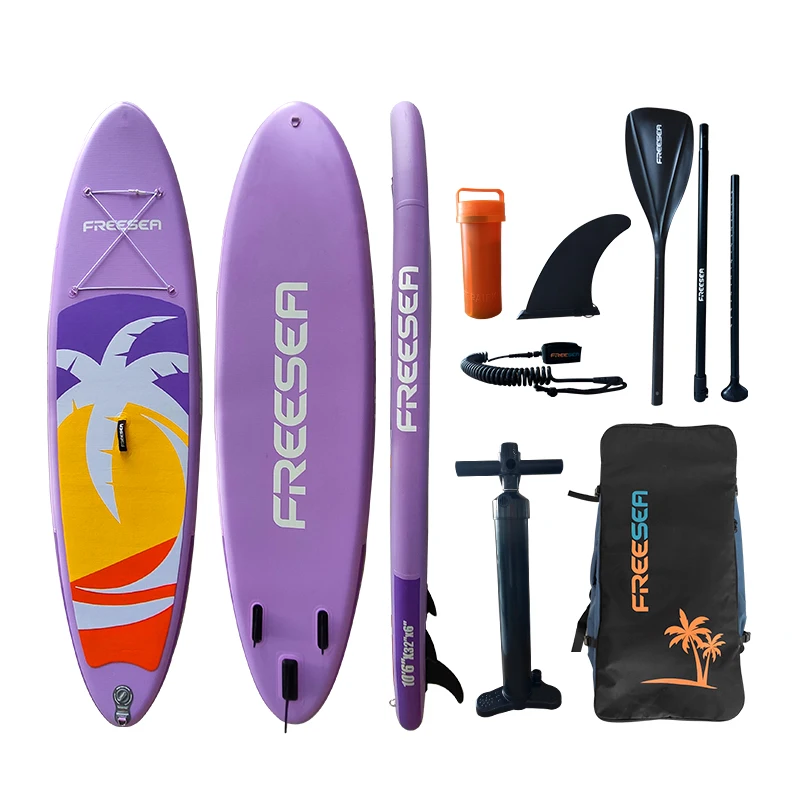 FREESEA free sample  drop stitch paddle board inflatable stand for the water sport