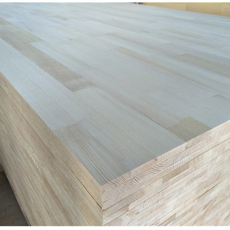 Pinus sylvestris timber edge glue joint board wood finger joint board panel lumber for decoration furniture E0E1 FSC