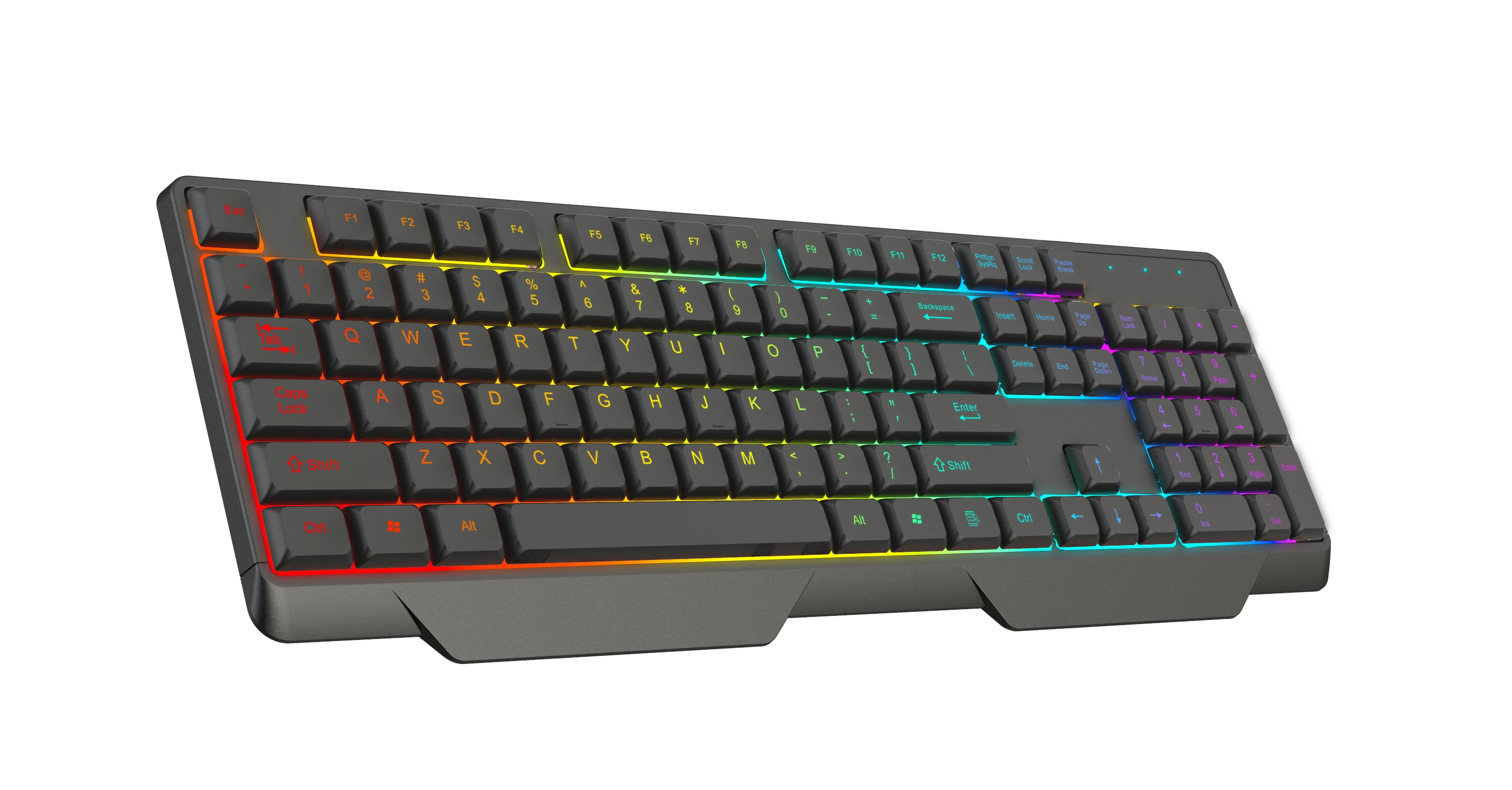 Popular Wired LED Light Keyboard and Mouse Pad Gaming Combo OEM