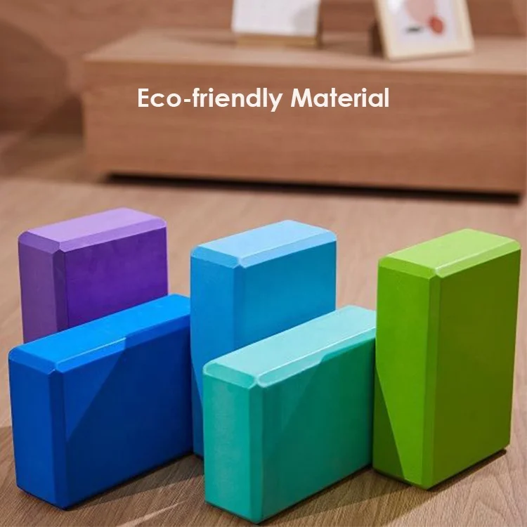 ZHOYA SPORT Factory Directly Low MOQ Ready to Ship Lightweight High Density EVA Foam Yoga Block Non-Slip