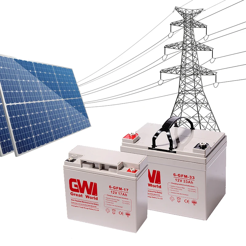 Солнечные панели системы питания с использованием батареи напряжением 12 100ah VRLA-AGM батарея глубокой переработки