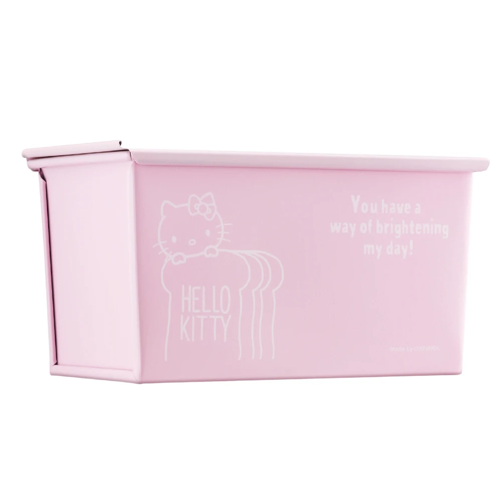
CHEFMADE Rectangle Cute French Carbon Steel Metal Non-Stick Baking Pan Cake Bread Tray Baking Loaf Box Toast Mold With Lid 