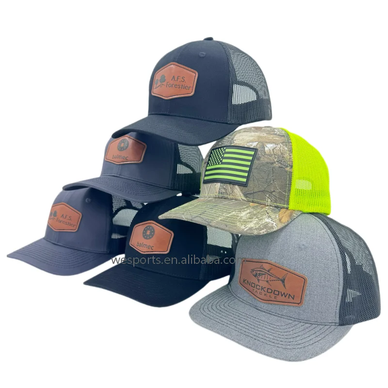 Изготовленная на заказ Кепка Snapback 6 панелей акульт Gorras тканая нашивка Richardson наружная 5 Xxl Дальнобойщика