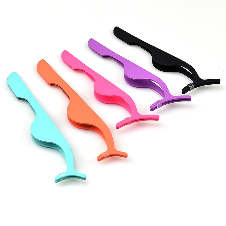 Пинцет для наращивания ресниц из нержавеющей стали с расческой золотисто-розового золота аппликатор бровей набор