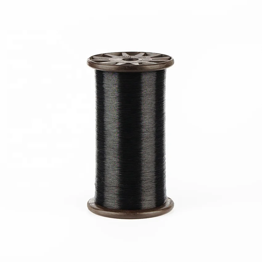 0.22mm Polyester Monofilament Yarn Black PES/PET Monofilament for Automobile Braided Sleeve