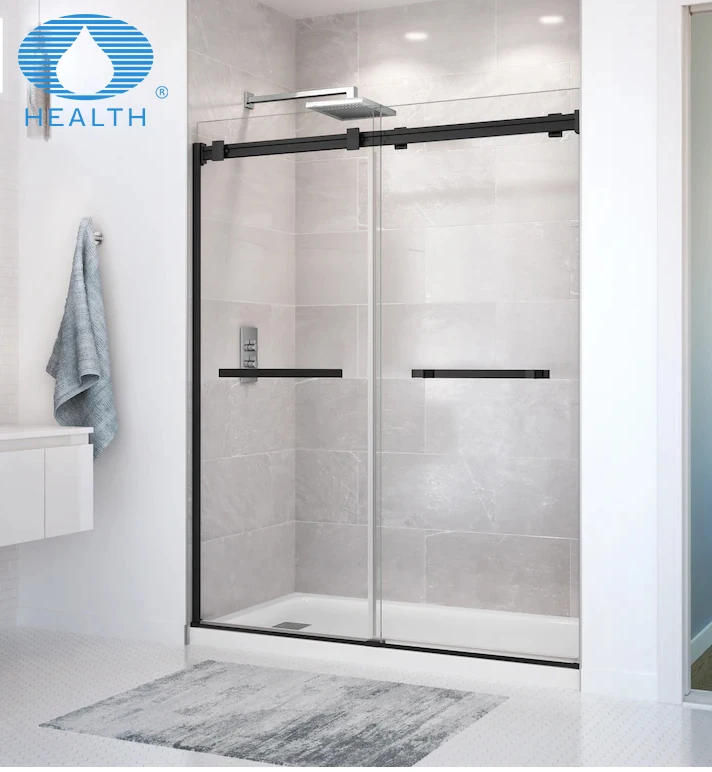 Высококачественные корпуса из закаленного стекла и нержавеющей стали, оборудование для ванной комнаты, душевой комнаты, стеклянные двойные двери, душевая дверь