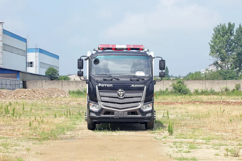 Foton 8 квадратный пожарный спринклер аварийно-спасательный грузовик подходит для пожаротушения Подметания Дорог и зеленого орошения