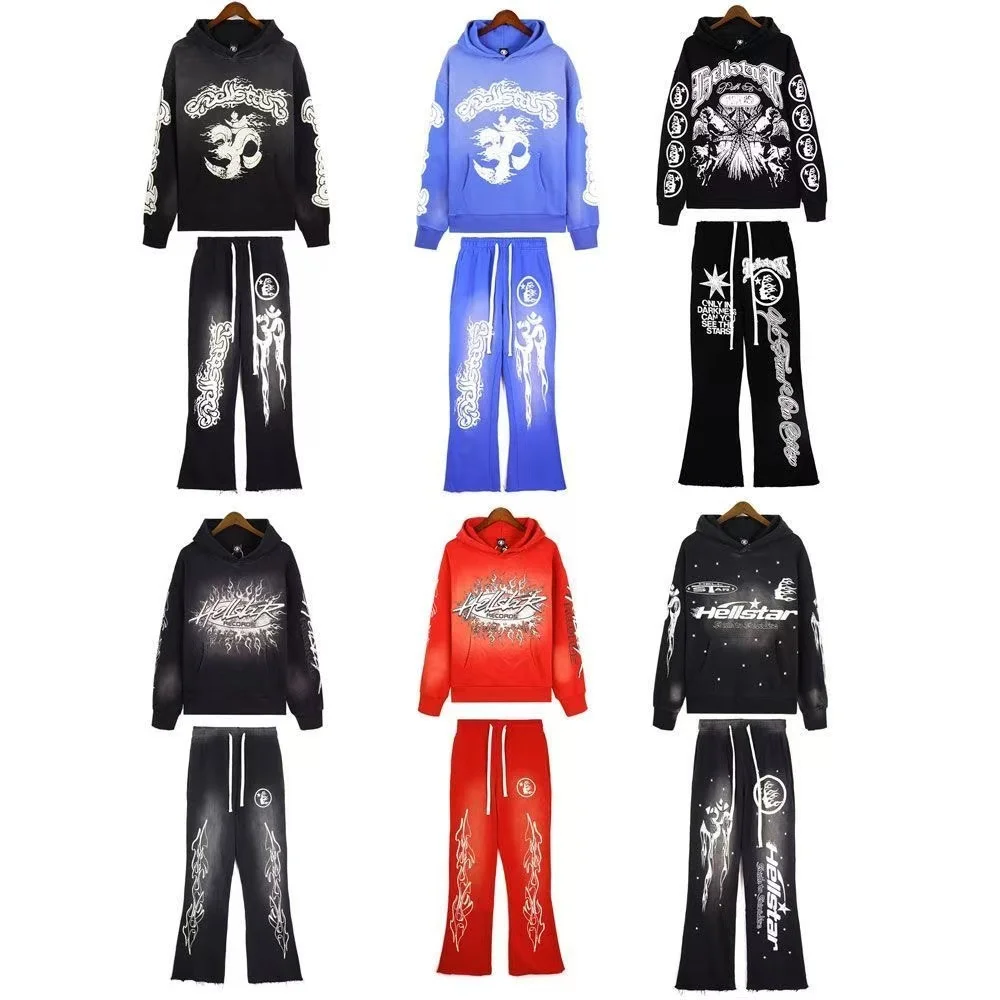 High quality Designer brand luxury clothing set unisex unisex casual pant hoodie sports tracksuits for women men