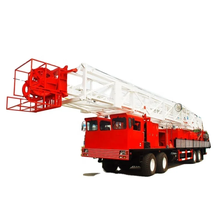 New XJ250 2000m truck mounted  workover rig  for  well servicing