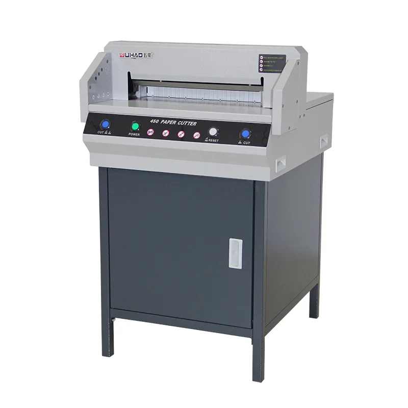 Wuhao 450mm 450V+ electric precise paper cutting machine paper cutter