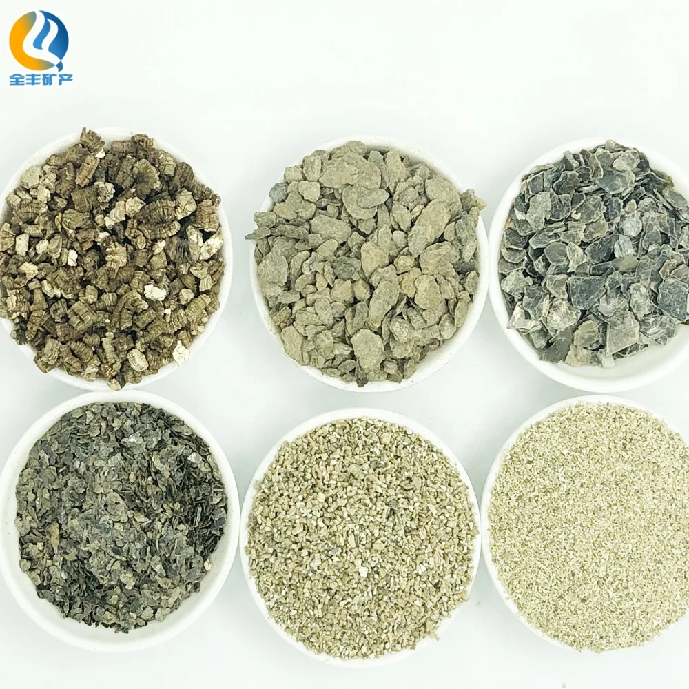 China expanded vermiculite for heat preservation heat insulation, sound-absorbing material use