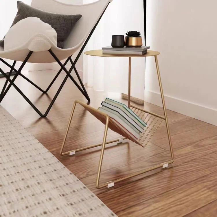 Simple And Modern Small Apartment Coffee Table Nordic Iron Coffee Table